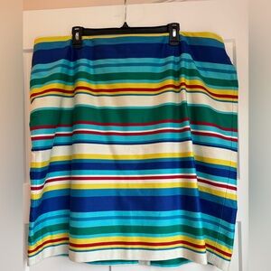 Talbots Colorful Striped Women's Skirt